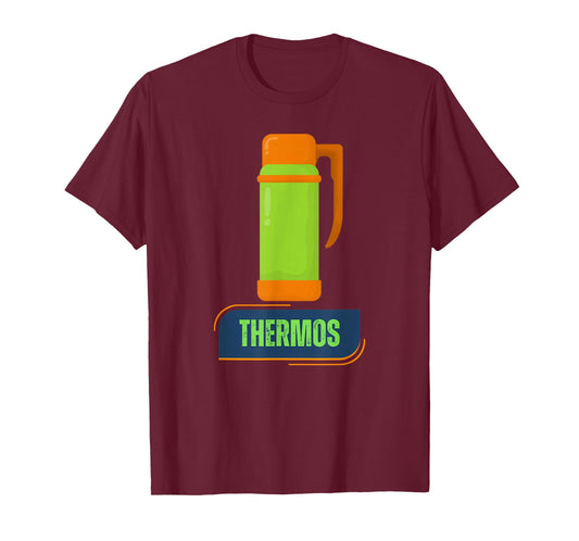 Retro Thermos Design for Teachers and Students T-Shirt