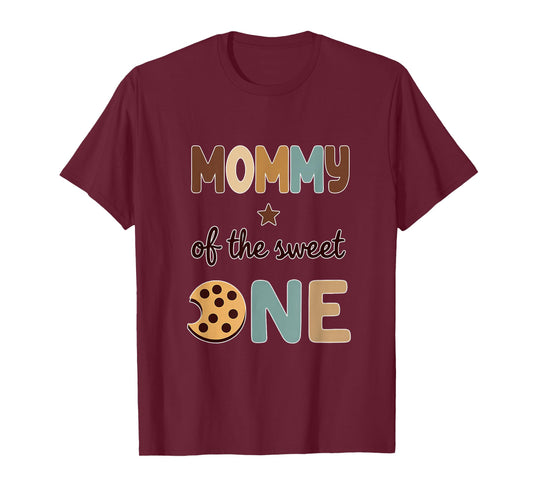 1st Birthday Cookie Mom Mommy of The Sweet One T-Shirt