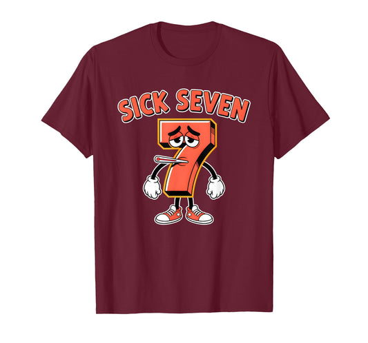 Sick Seven 67 Halloween Costume Fun Wordplay Design T-Shirt