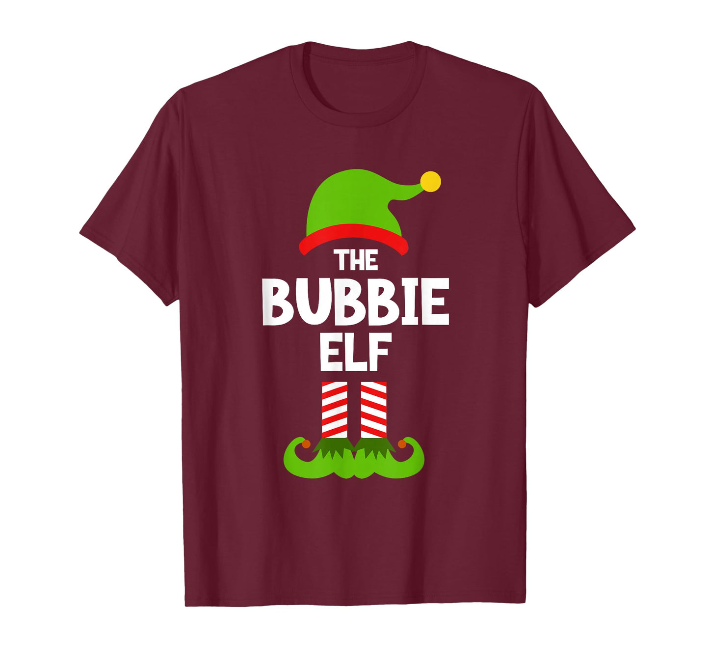 I'm The Bubbie Elf Christmas Family Pajama Funny T-Shirt