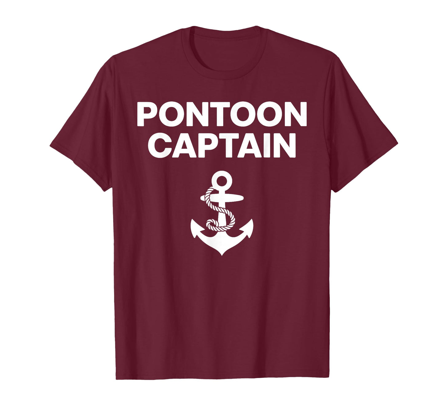 Funny Pontoon Captain Art for Men Women Pontoon Boat Captain T-Shirt