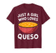 Cool Queso Art for Girls Women Mexican Cheese Lover Queso T-Shirt
