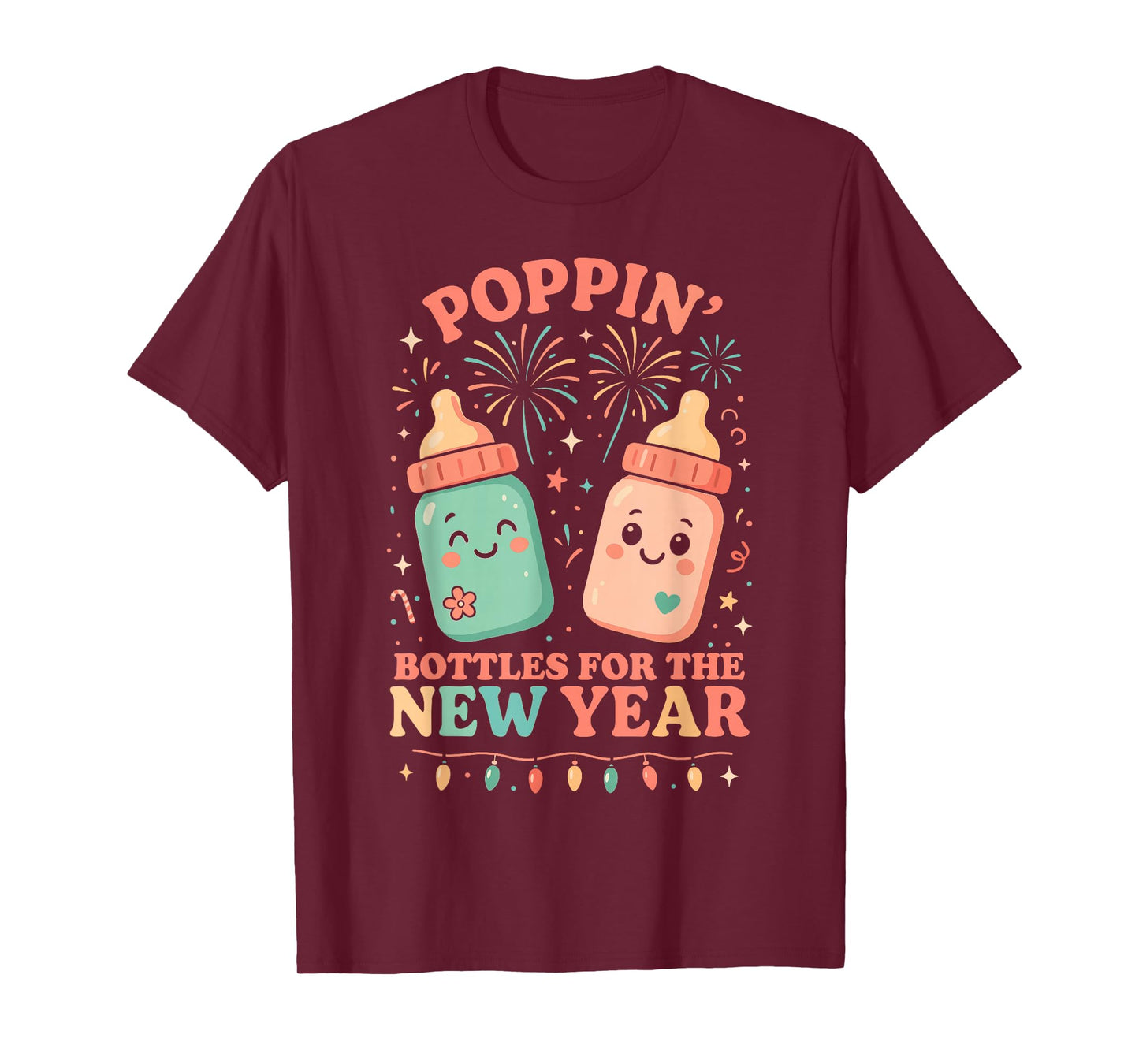 New Years Shirt, Nurse Popping Bottles for The New Year T-Shirt