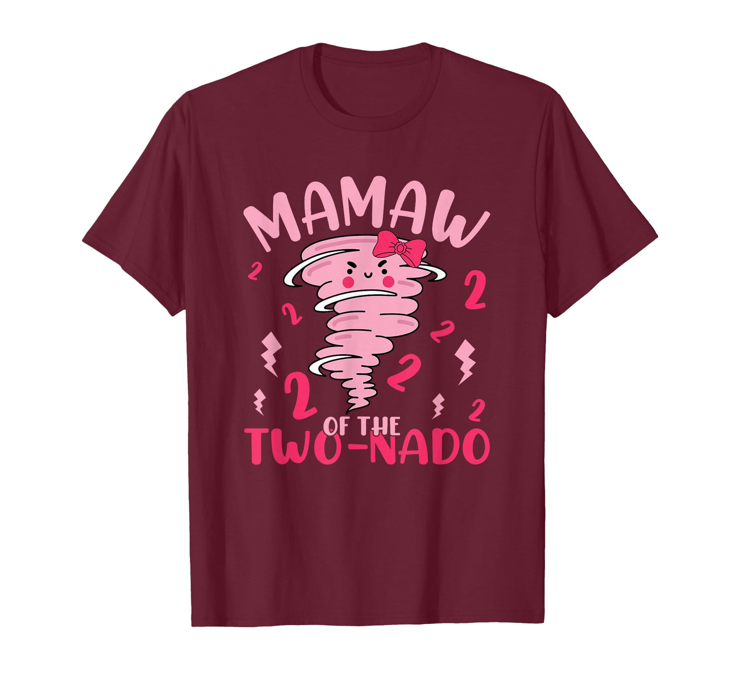 Mamaw of The Two-nado Tornado Theme 2nd Birthday Party T-Shirt