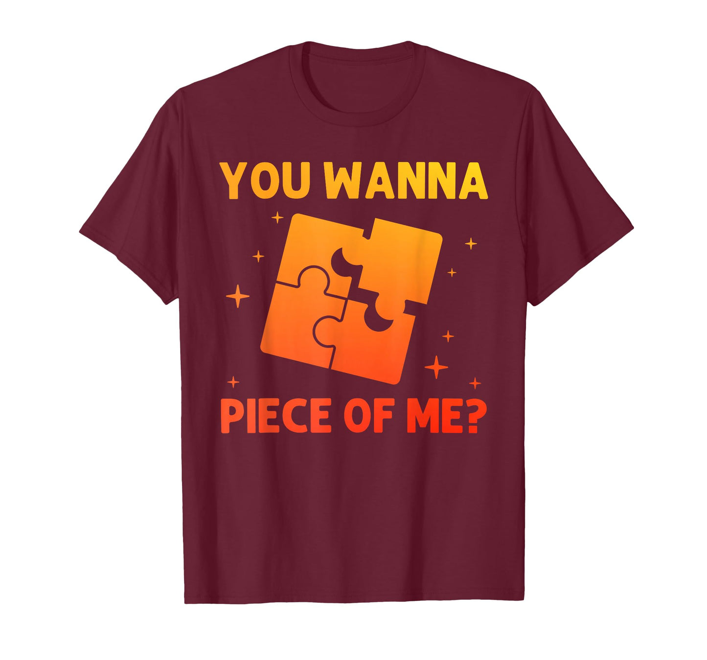 Funny Jigsaw Puzzle Design for Men Women Adults Puzzle Lover T-Shirt