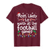 Most Likely to Watch All Football Games C-hristmas Matching T-Shirt