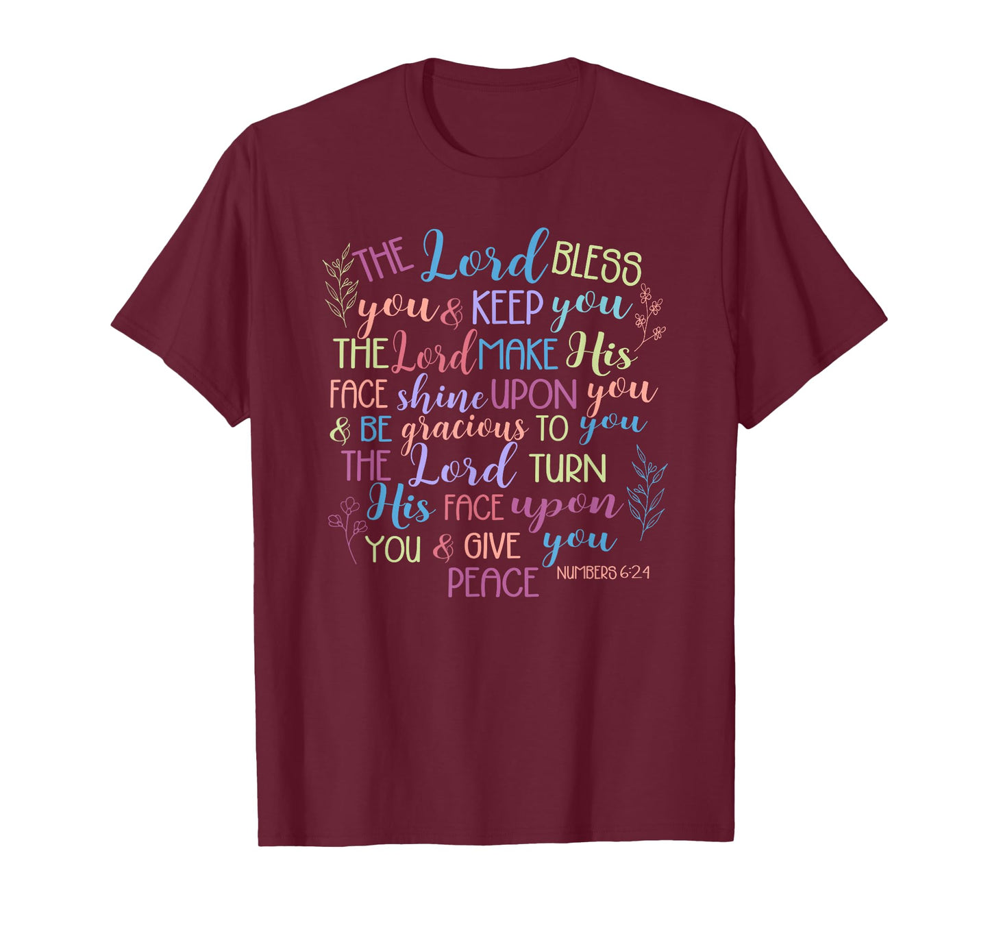The Lord Bless and Keep You – Numbers 6:24 Bible Verse Gift T-Shirt