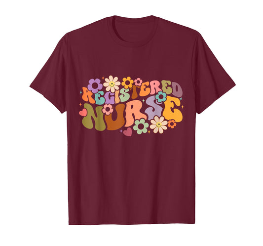 Registered Nurse Groovy RN Nursing Life T-Shirt