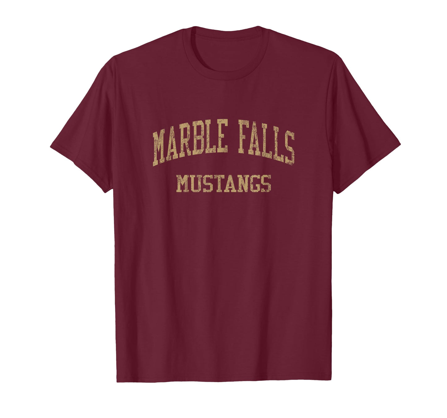 Marble Falls High School HS Marble Falls TX Vintage Sports T-Shirt