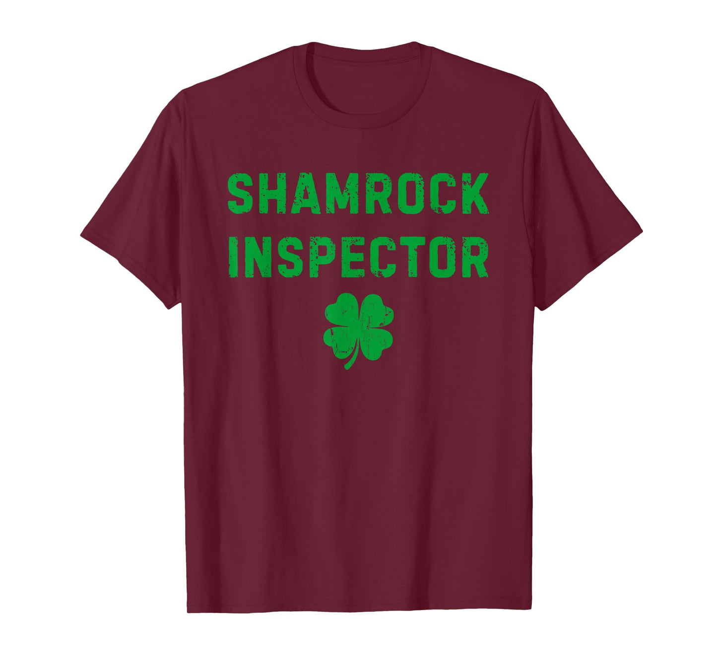 Shamrock Inspector Funny St Patricks Day Couple T-Shirt