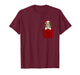 Beagle Dog Buffalo Red Plaid Pocket Christmas Funny T-Shirt