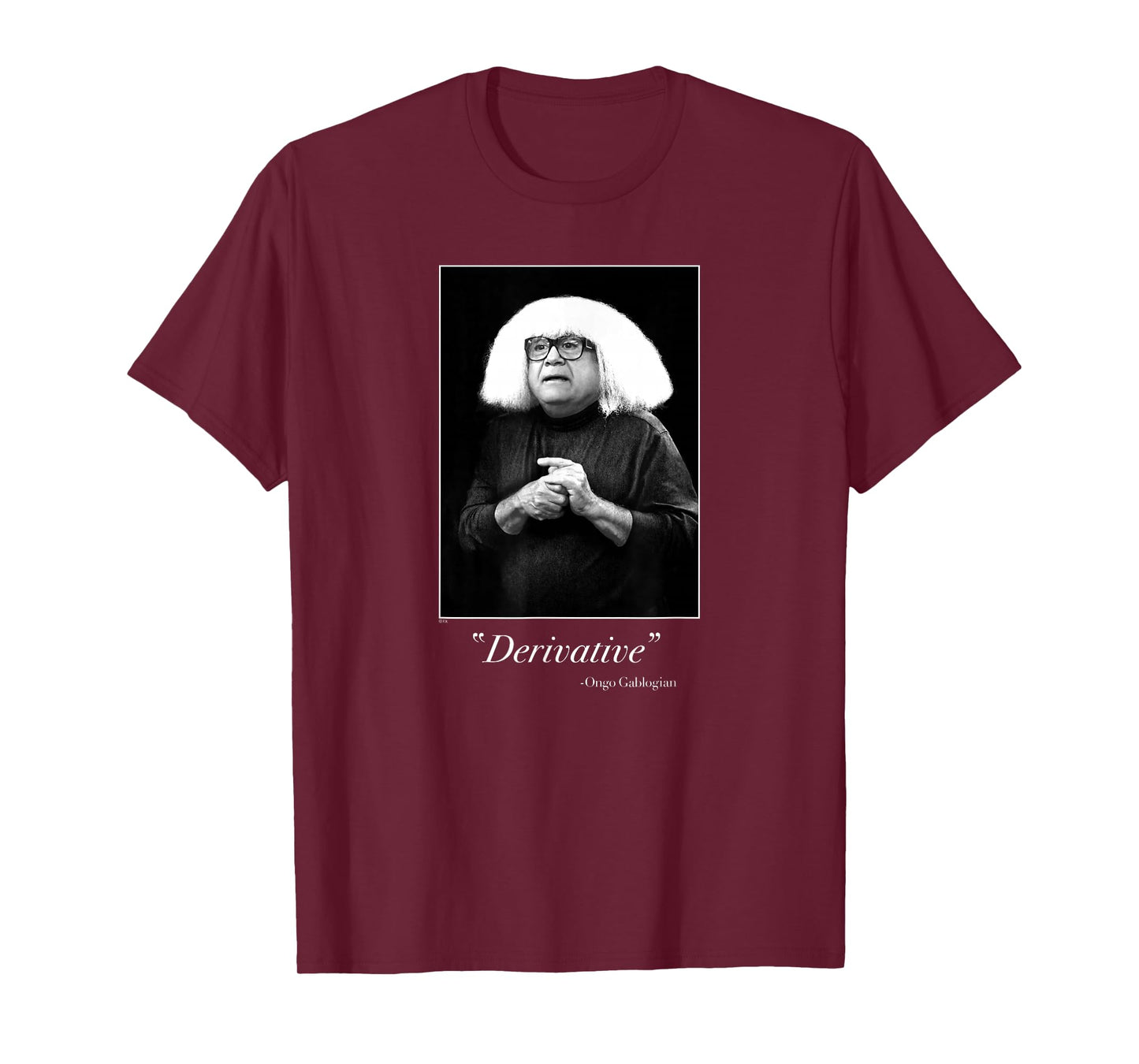It's Always Sunny Derivative Ongo Gablogian Art Critic Frank T-Shirt