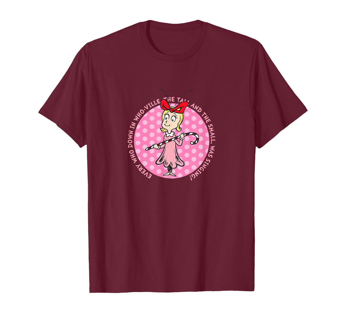 Grinch Cindy Lou Who Every Who Officially Licensed T-Shirt