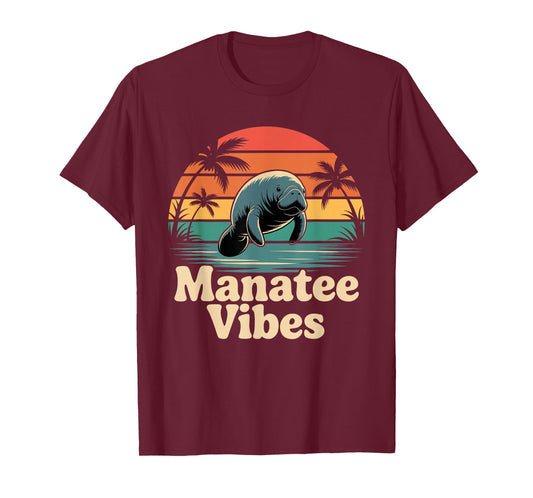Manatee Lover Funny Manatee Vibes Sea Cow T-Shirt
