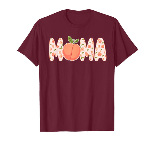 Mama Peach First Bday One Sweet Peach Family Matching T-Shirt