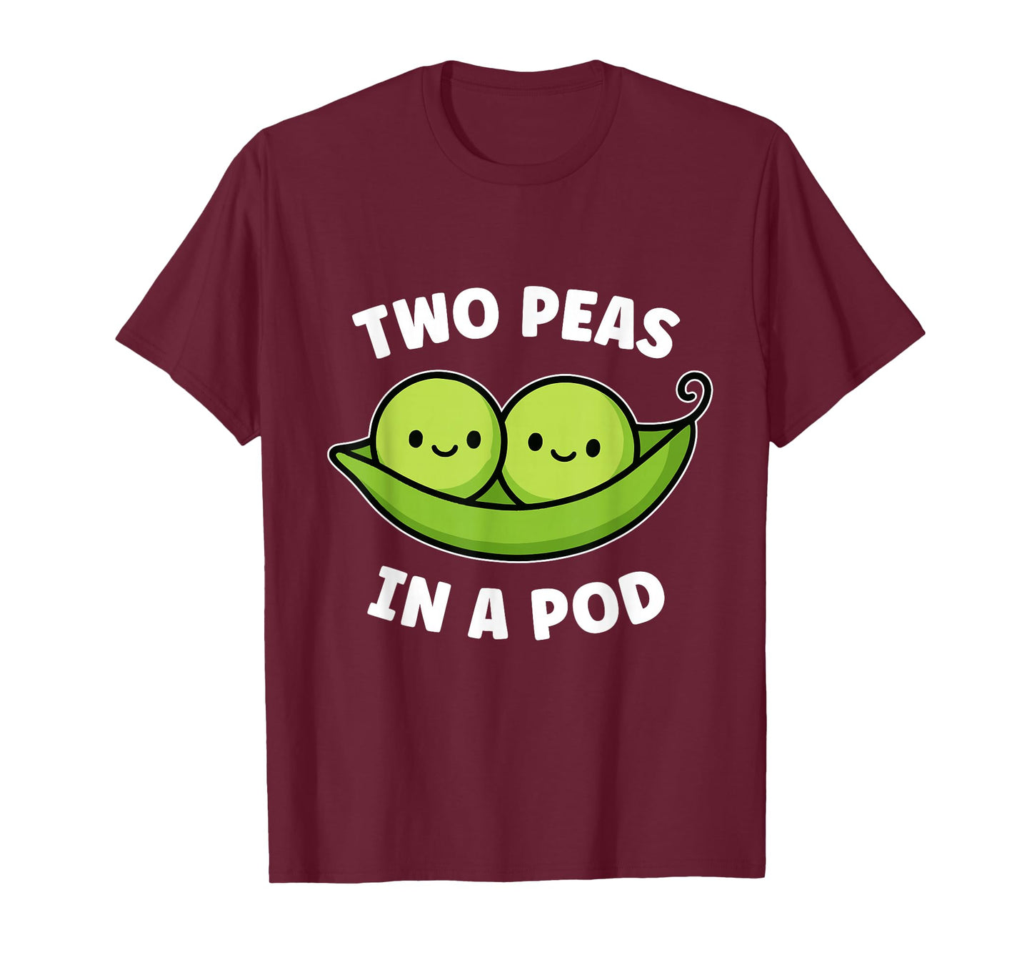 Two Peas in a Pod Cute Kawaii Funny T-Shirt