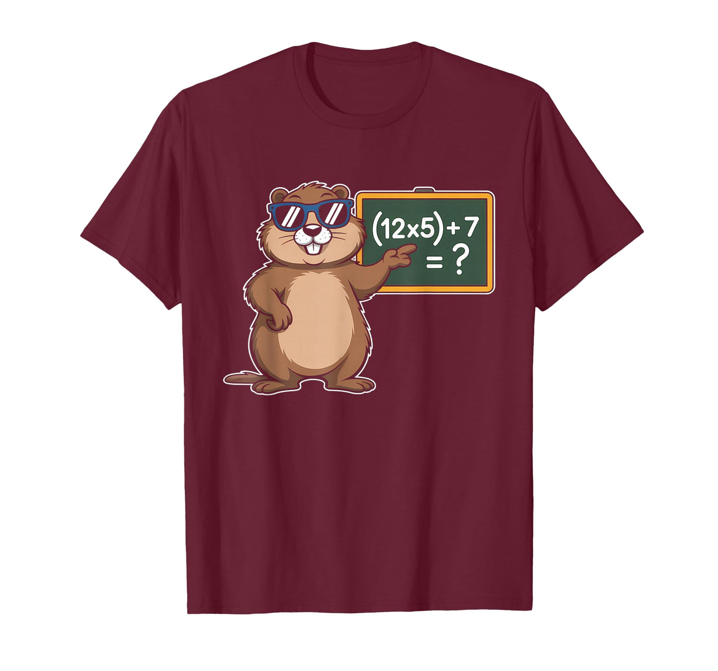 67 Groundhog Day 6-7 Meme Math Teacher Six Seven Kids T-Shirt