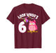 Look Whoo's 6 Year Old Girl Birthday Owl Themed Party 6th T-Shirt