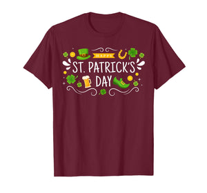 Happy St Patrick’s Day Shamrock Irish Party Leprechaun T-Shirt