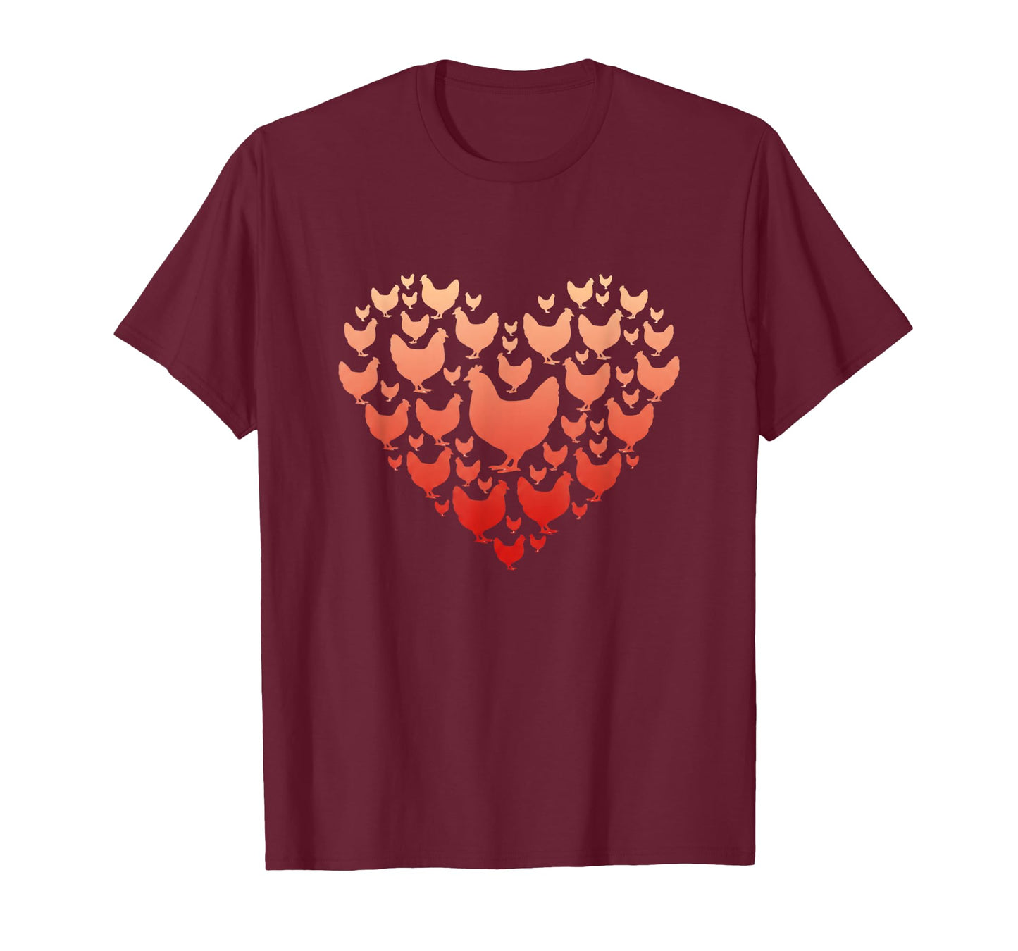 Valentines Day Chicken Heart Family Funny Chicken Mom Farmer T-Shirt