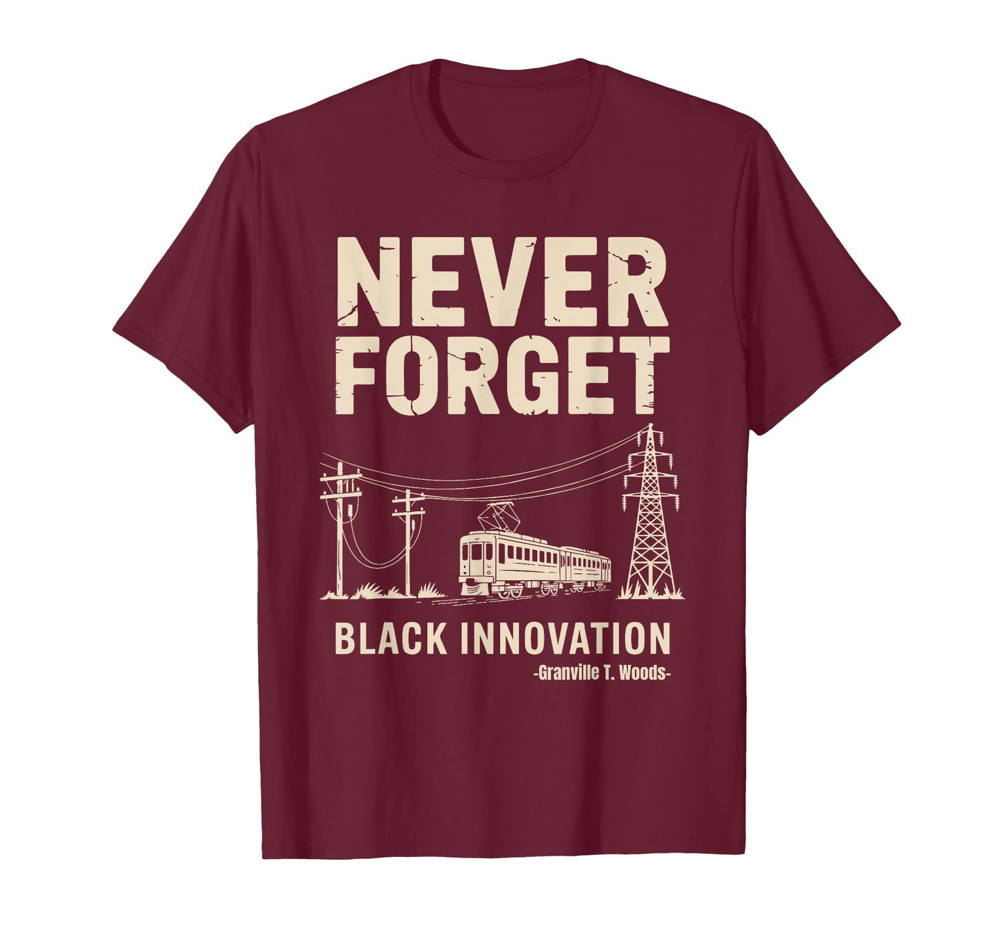 Never Forget Black Innovation Electrical Engineering History T-Shirt