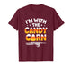 I'm with The Candy Corn Adult Men Women Boys Girls Costume T-Shirt