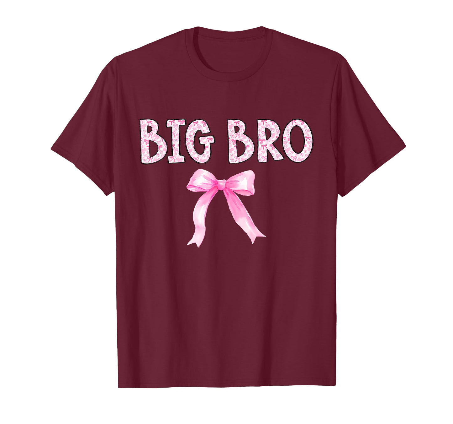 Big Bro Birthday Squad Matching Coquette Bow Family Party T-Shirt