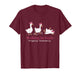 Walking by Faith Tripping Constantly Funny Tripping Goose T-Shirt
