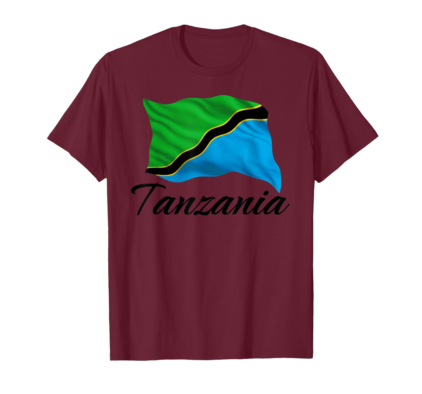 Tanzanian Flag Patriotic African Men Women Kids Tanzania T-Shirt