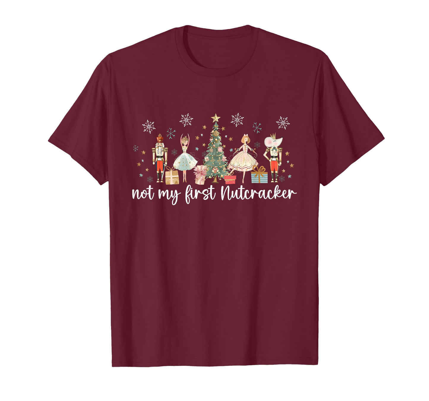 Vintage Retro Not My First Nutcracker Sugar Fairy Plum Xmas T-Shirt