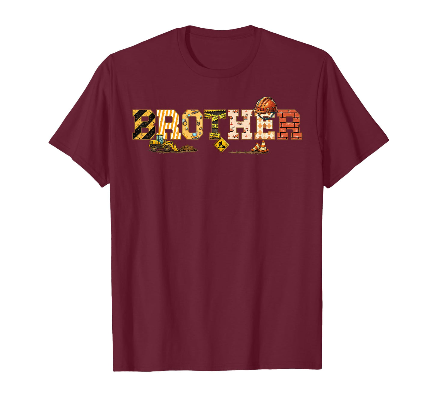 Brother Construction Birthday T-Shirt