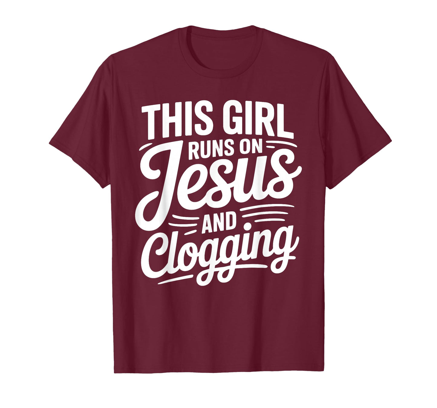 Clogging Art for Women Girls Clogging Dance Lover Clogging T-Shirt
