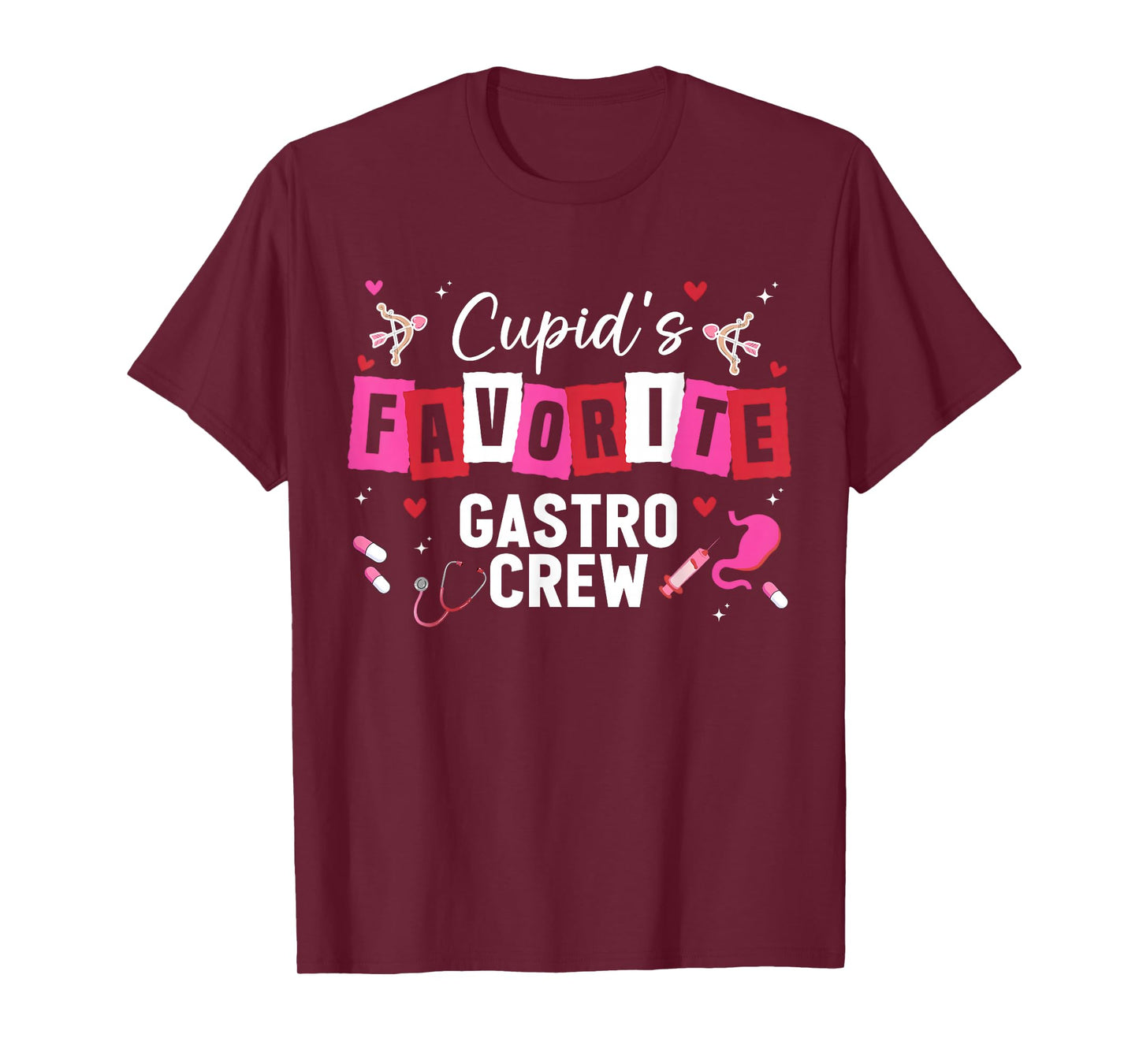 Cupid's Favorite Gastro Squad Gastroenterologist Valentines T-Shirt