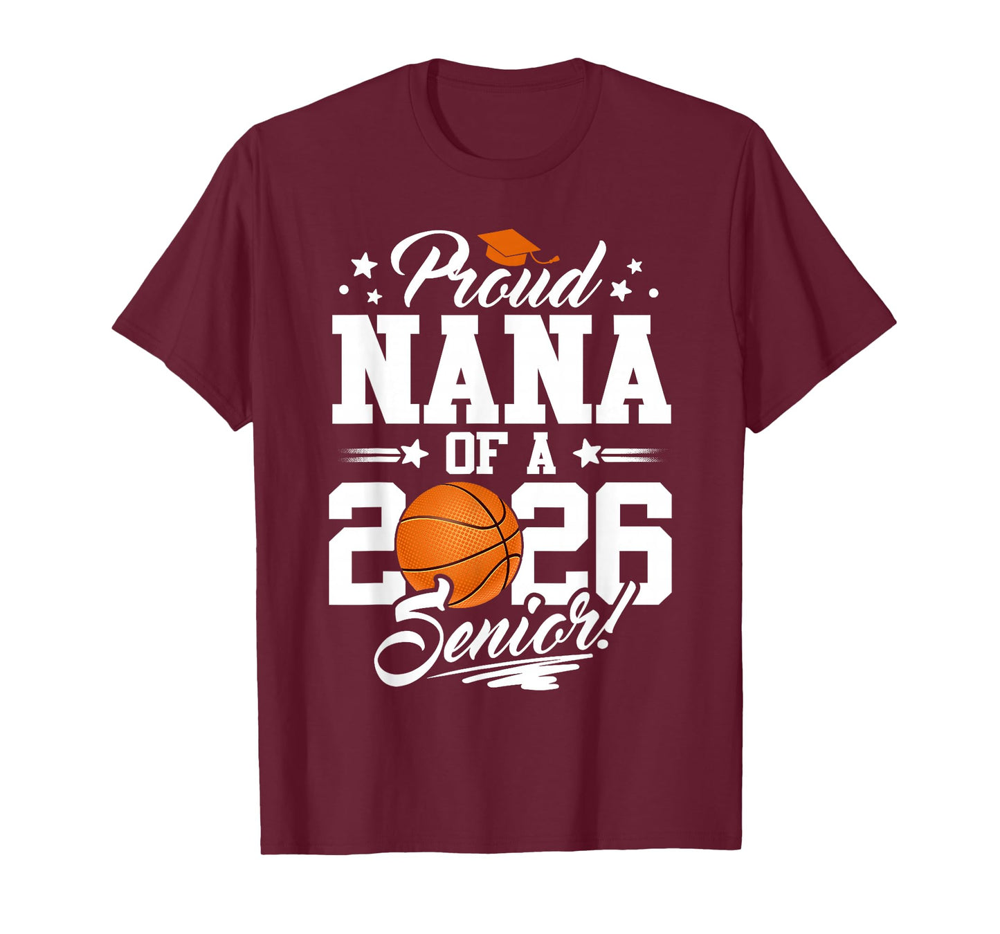 Proud Nana of A 2026 Senior Basketball Graduation T-Shirt