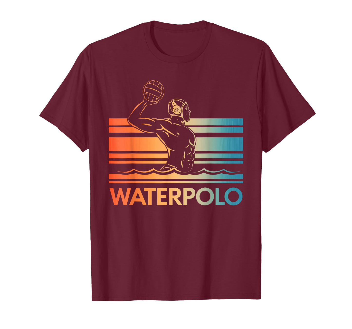 Funny Water Polo Art for Men Women Boys Water Polo Player T-Shirt