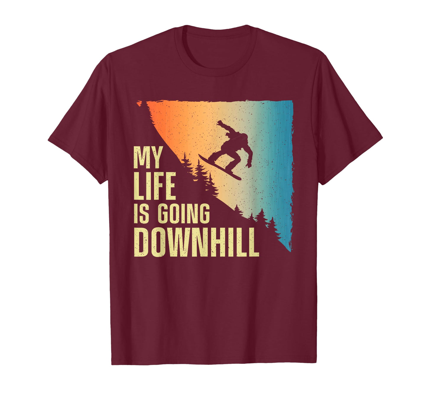 Cool Snowboarding Art for Men Women Snowboard Snowboarder T-Shirt