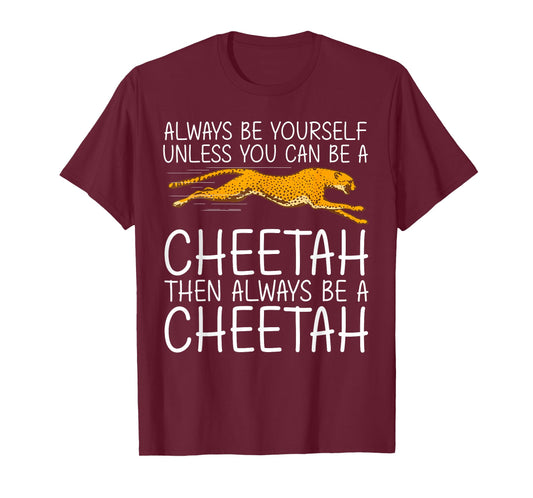 Funny Cheetah Art for Men Women Kids Animal Safari Cheetah T-Shirt