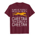 Funny Cheetah Art for Men Women Kids Animal Safari Cheetah T-Shirt