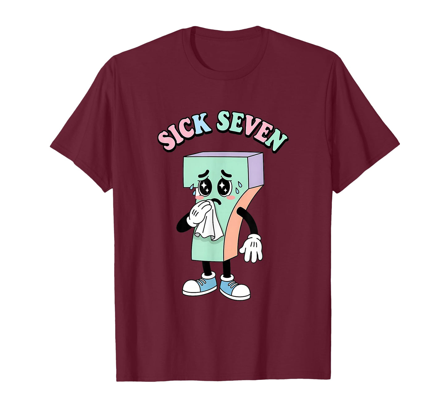 Funny Sick Seven 67 Kawaii Six Seven Cute for Kids, Women T-Shirt