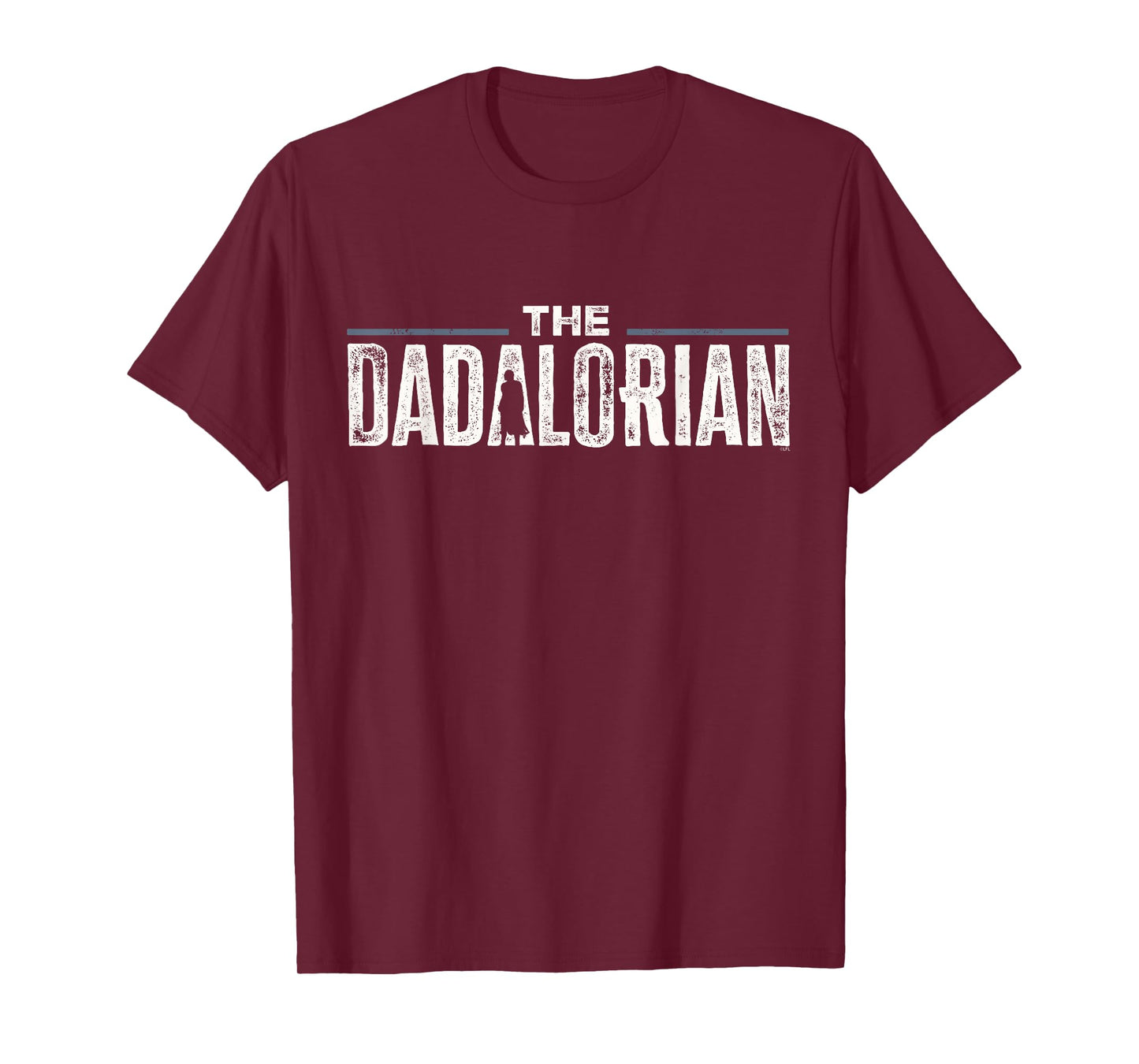 Star Wars The Mandalorian "The Dadalorian" Weathered Logo T-Shirt