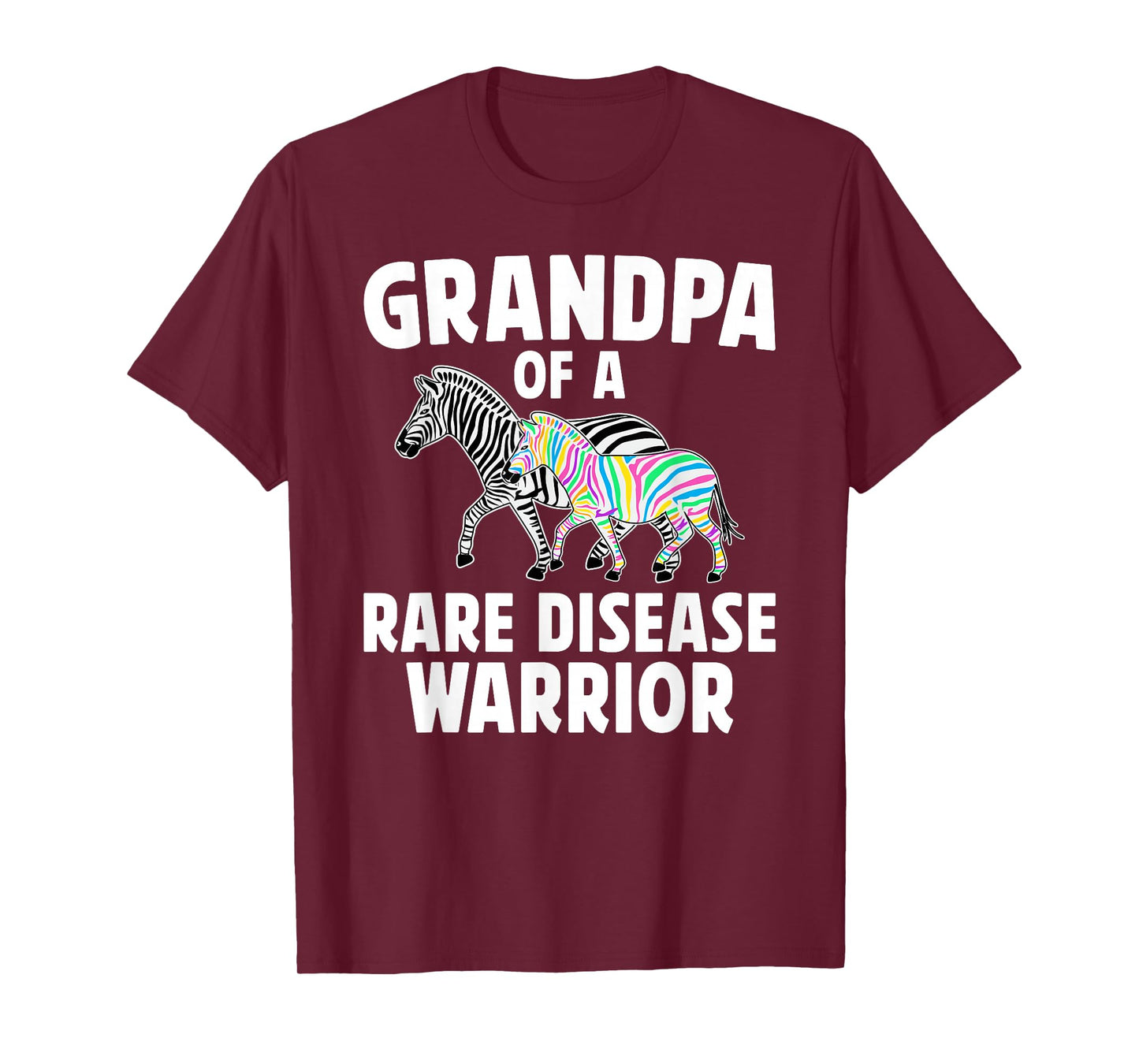 Grandpa of A Rare Disease Warrior Rare Disease Awareness T-Shirt