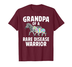 Grandpa of A Rare Disease Warrior Rare Disease Awareness T-Shirt