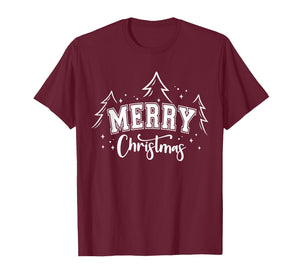 Merry Christmas Tree Santa Xmas Family Matching Pajama Women T-Shirt