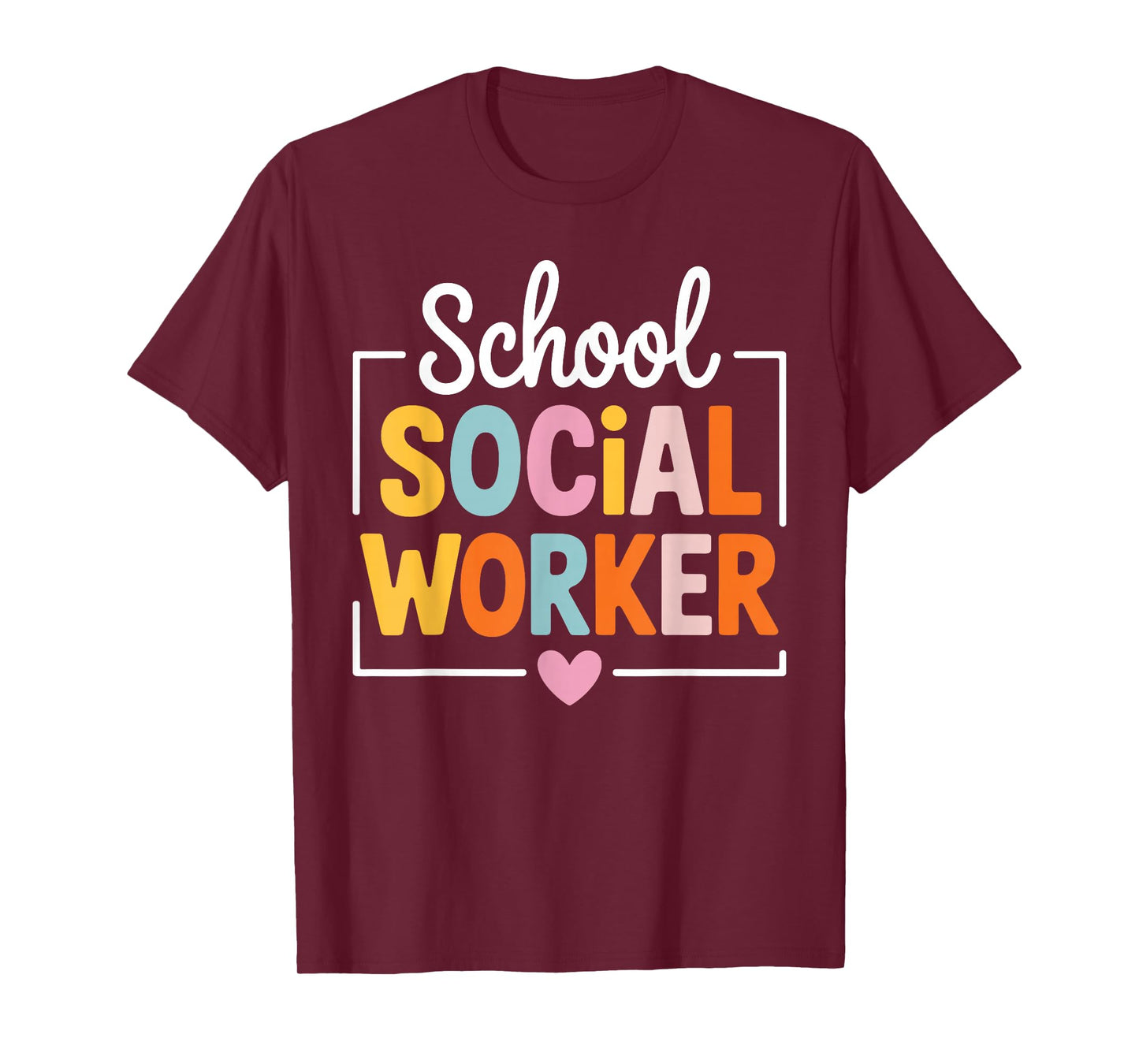 Social Worker Art for Men Women Assistant Social Worker T-Shirt