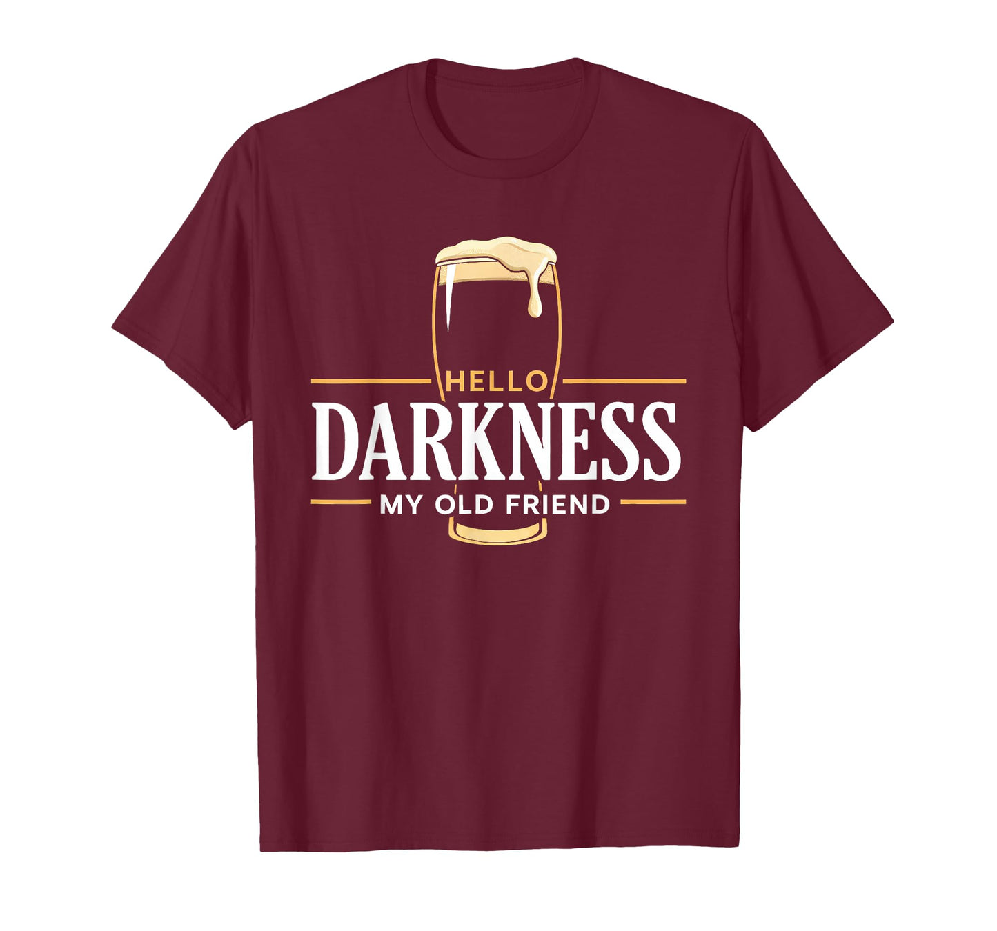 Hello Darkness My Old Friend Irish Beer St. Patrick's Day T-Shirt