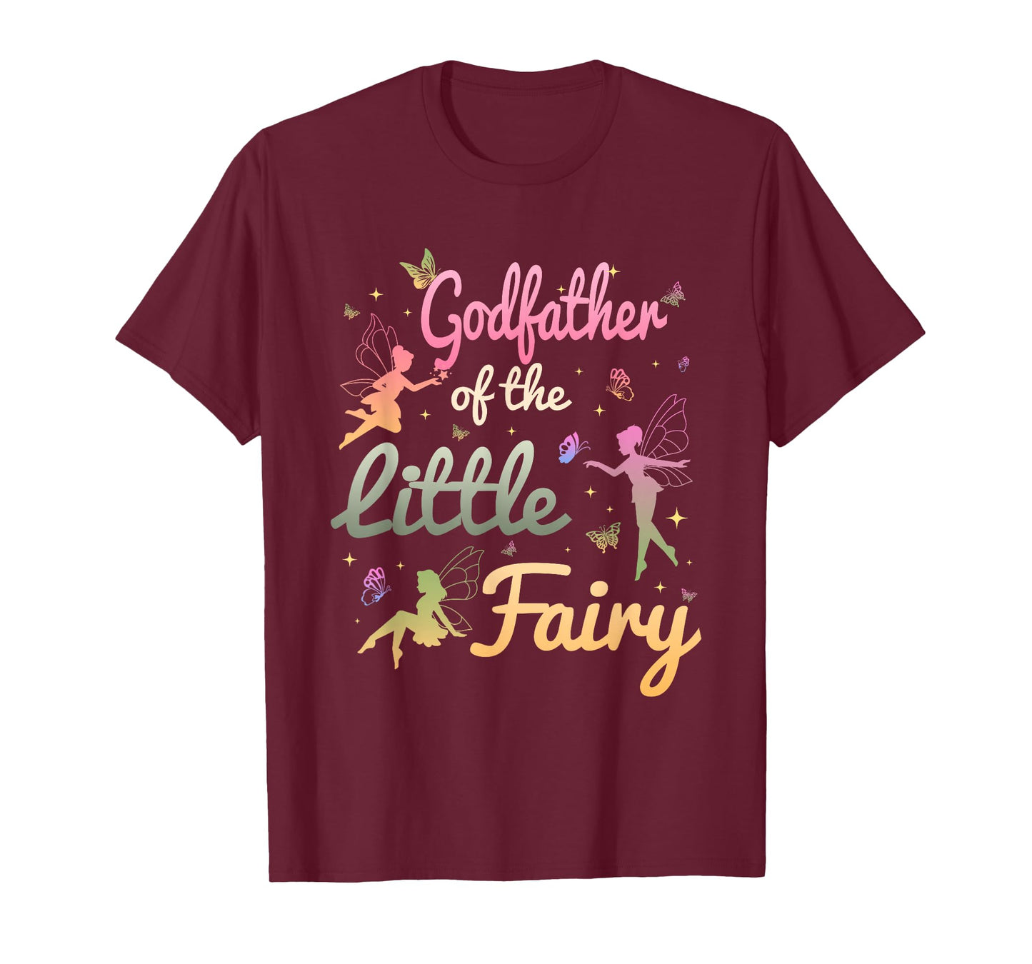 Godfather of The Little Fairy 1St Birthday Girl Fairytale T-Shirt