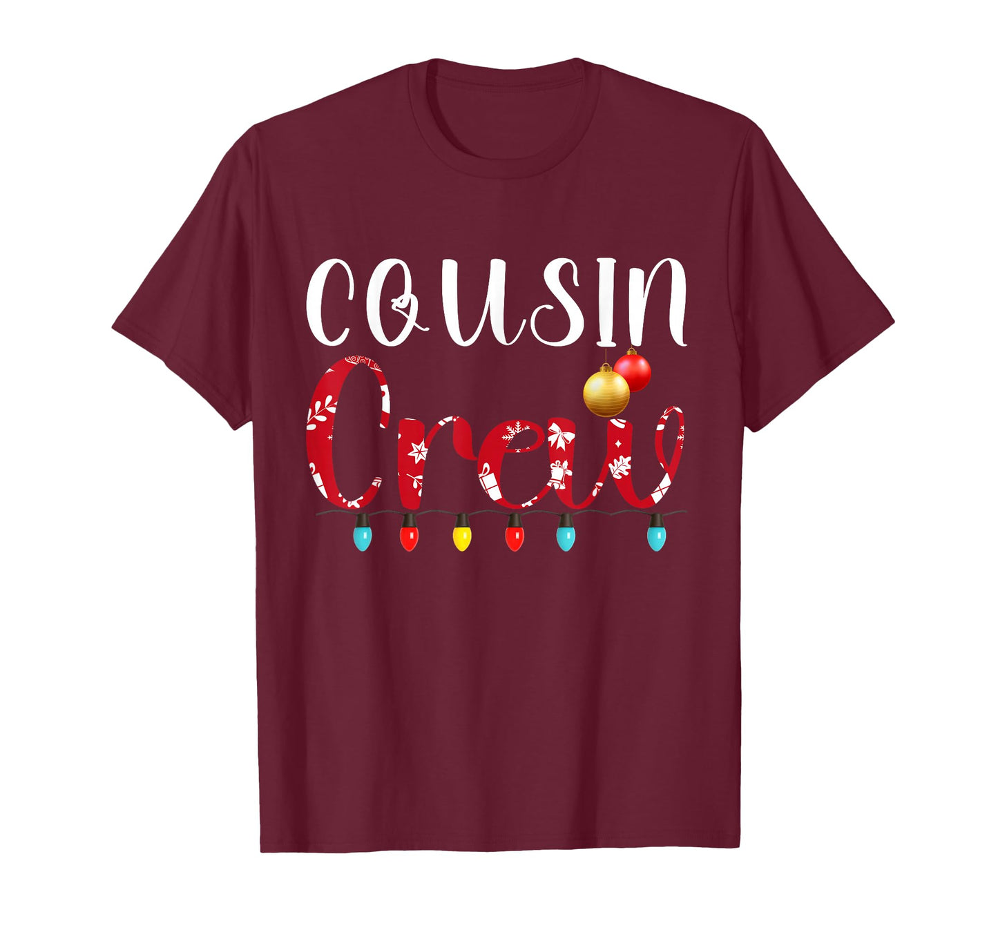 Cousin Crew Christmas Kids Cousins Christmas Matching Family T-Shirt