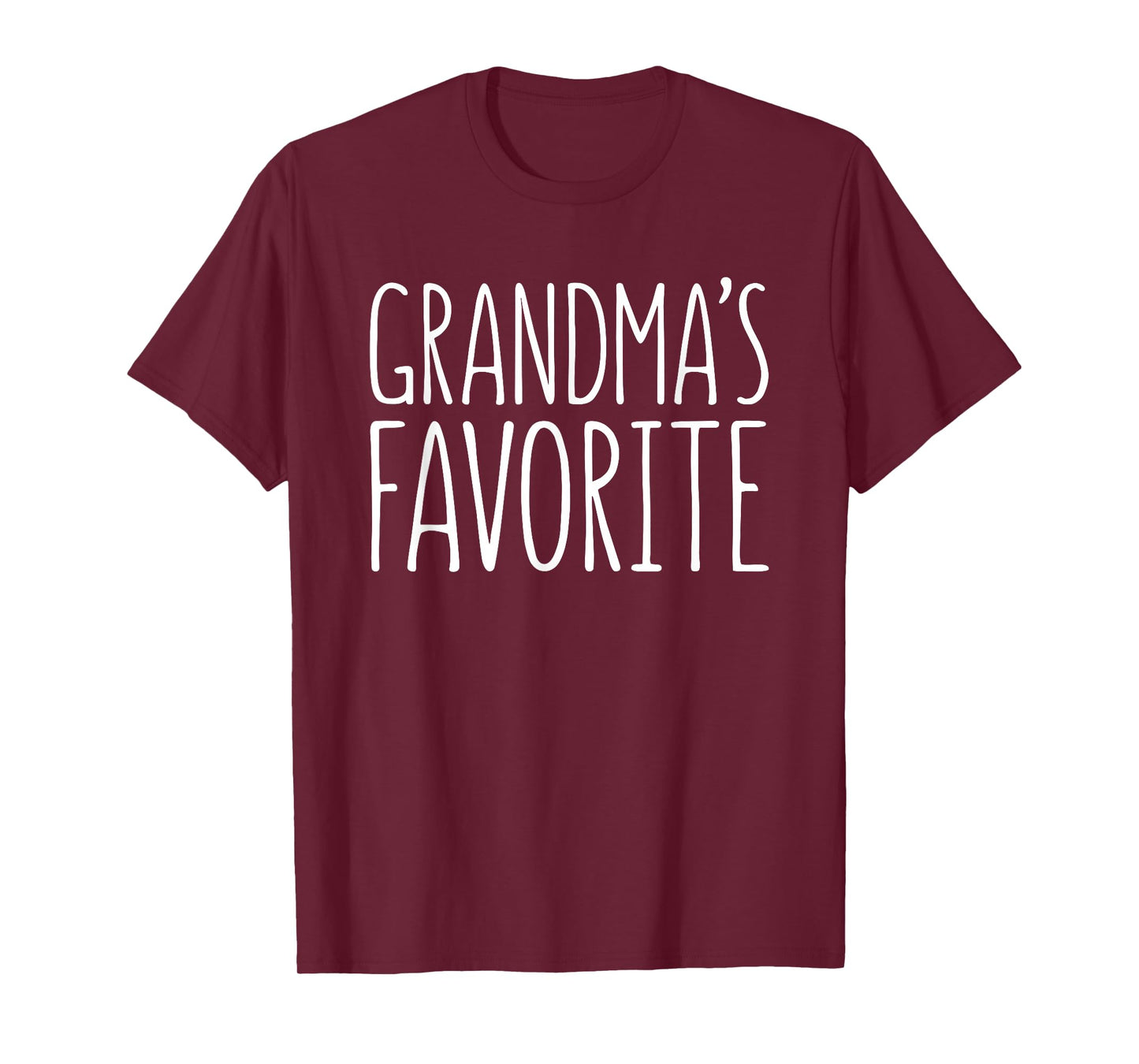 Grandma's Favorite Shirt Grandchild Grandson Granddaughter T-Shirt