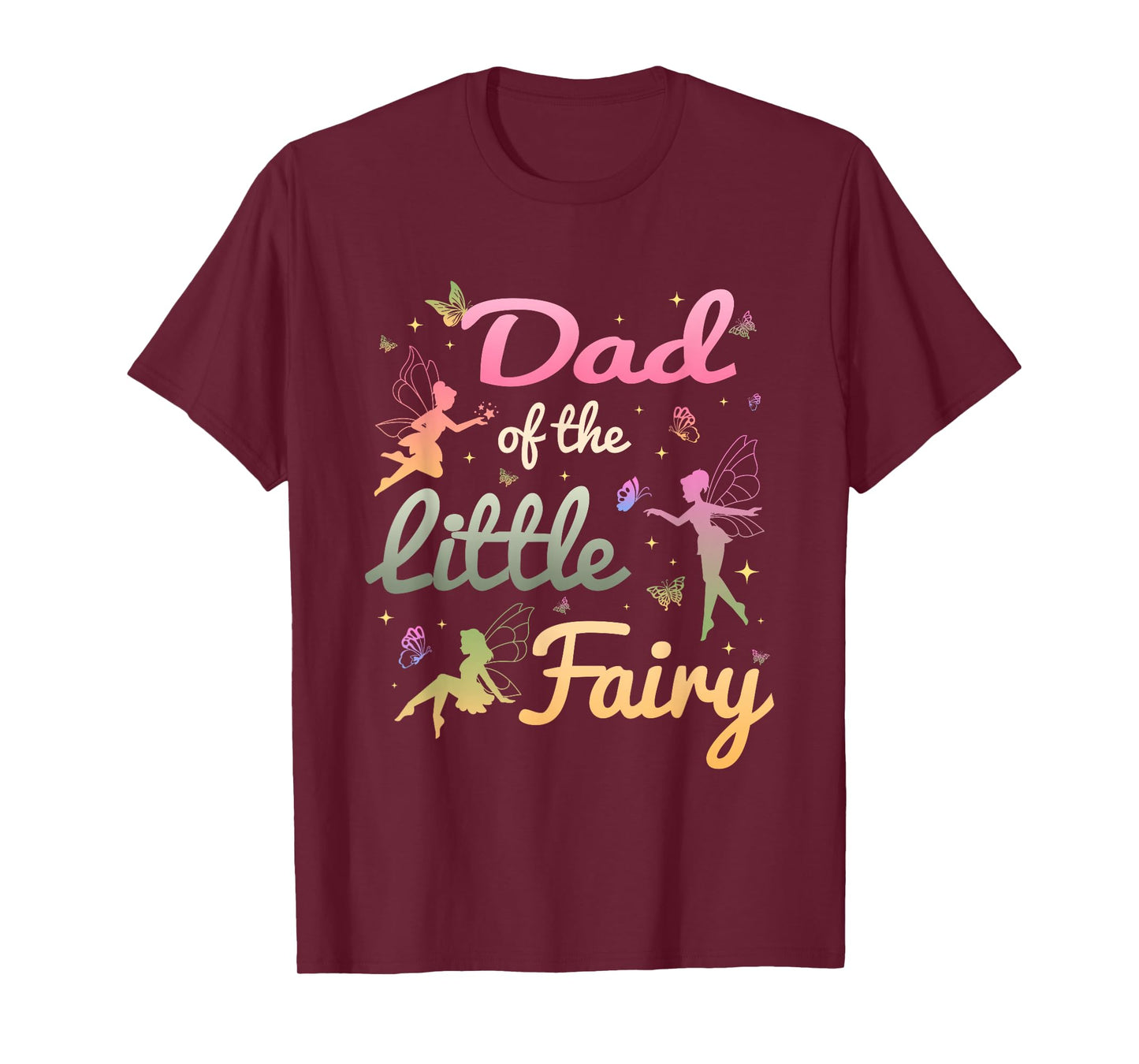 Dad of The Little Fairy 1St Birthday Girl Fairytale T-Shirt