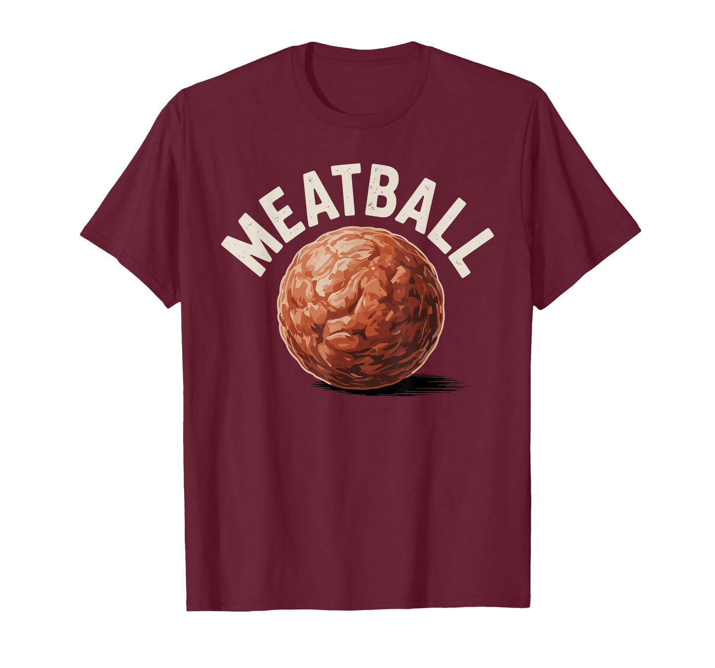Funny Meatball Art for Men Women Italian Food Lover Meatball T-Shirt